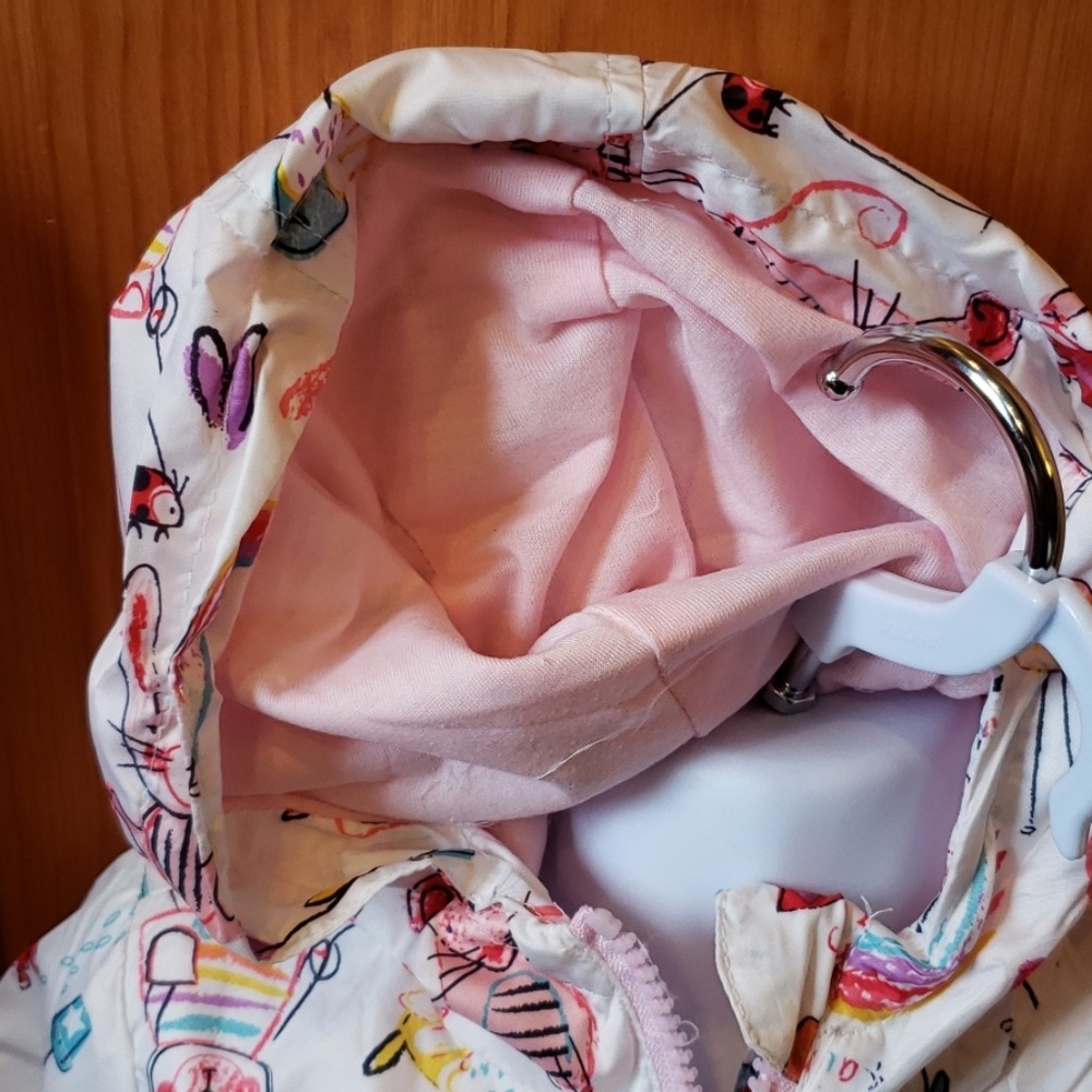 CLEARANCE NWT Girl's Hooded Jacket bunnies - Picture 4 of 5
